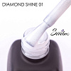 Гель-лак Serebro Diamond Shine 01, 11 мл