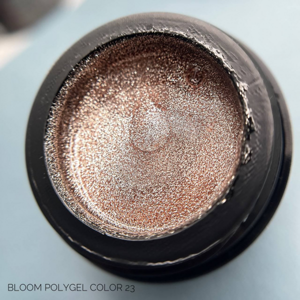 Полигель Bloom 12 гр №23 БЛАГОРОДНОЕ ЗОЛОТО - «Bloom»