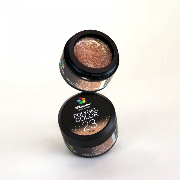 Полигель Bloom 12 гр №23 БЛАГОРОДНОЕ ЗОЛОТО - «Bloom»