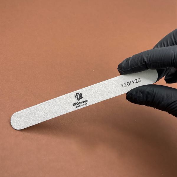 Пилка Bloom мини белая дерево 120/120 грит - «Bloom»