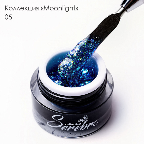 Гель-лак Serebro Moonlight 05, 5 мл