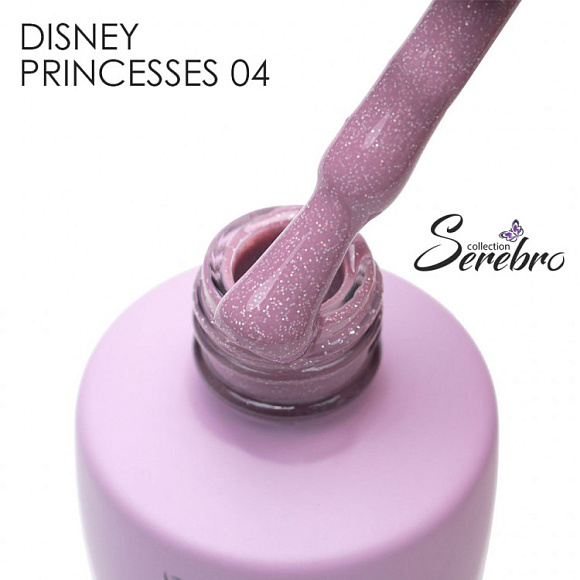 Гель-лак Serebro Disney princesses 004, 8 мл Белоснежка
