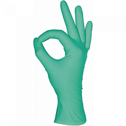 Перчатки Mediok нитрил S зеленые (Mint) 50 пар