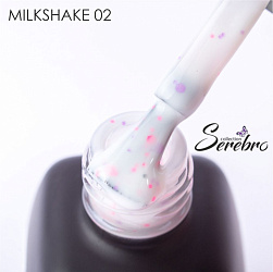 Гель-лак Serebro Milkshake 02, 11 мл