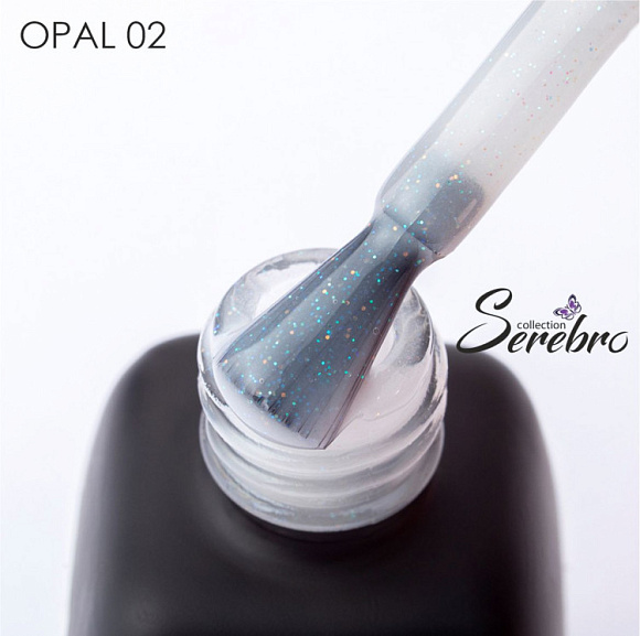 Гель-лак Serebro Opal 02, 11 мл
