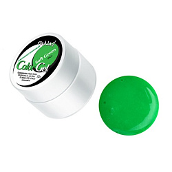 Гель RuNail люминисцентный (мягкий зеленый) арт. 0081, 7,5 гр