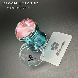 Штамп Bloom №7 (с увеличением металлик+пластина