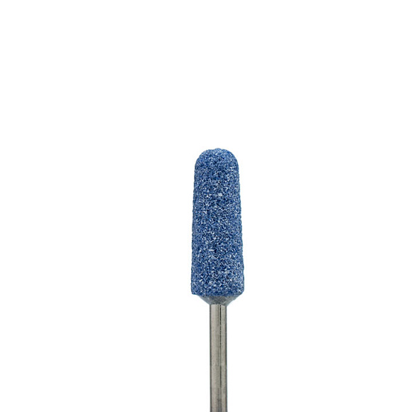 Фреза корундовая Цилиндр с круглым краем 5 мм*20 мм синий*