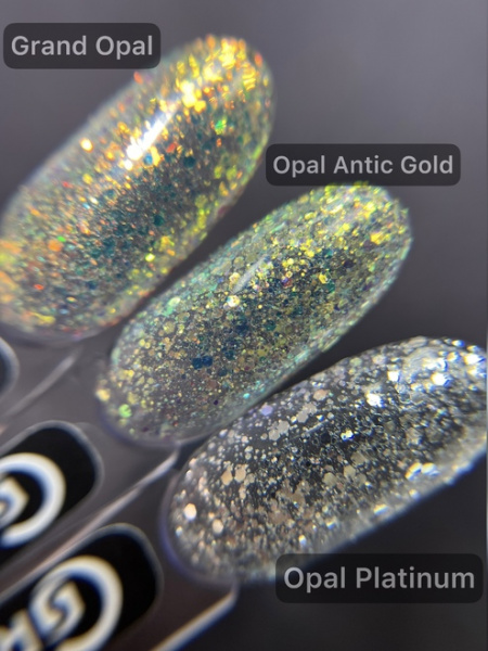 Гель-лак Grattol Opal Platinum, 9 мл - «Bloom»