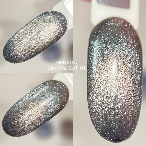 Гель-лак Genetic CRYSTAL CAT №01 10 мл - «Bloom»