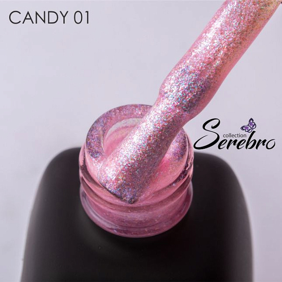 Гель-лак Serebro Candy 01, 11 мл
