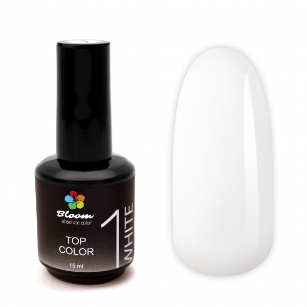 Топ Bloom COLOR №1 Белый, 15 мл - «Bloom»